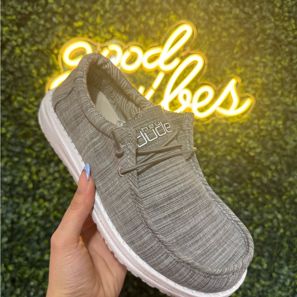 Hey Dude Gray Casual Shoes